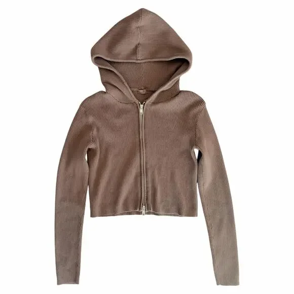 Brandy Melville Arden Hoodie in Brown - Picture 1 of 4